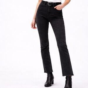 GAP Vintage Slim Sky High Jeans | Black Raw Hem | 31×12R